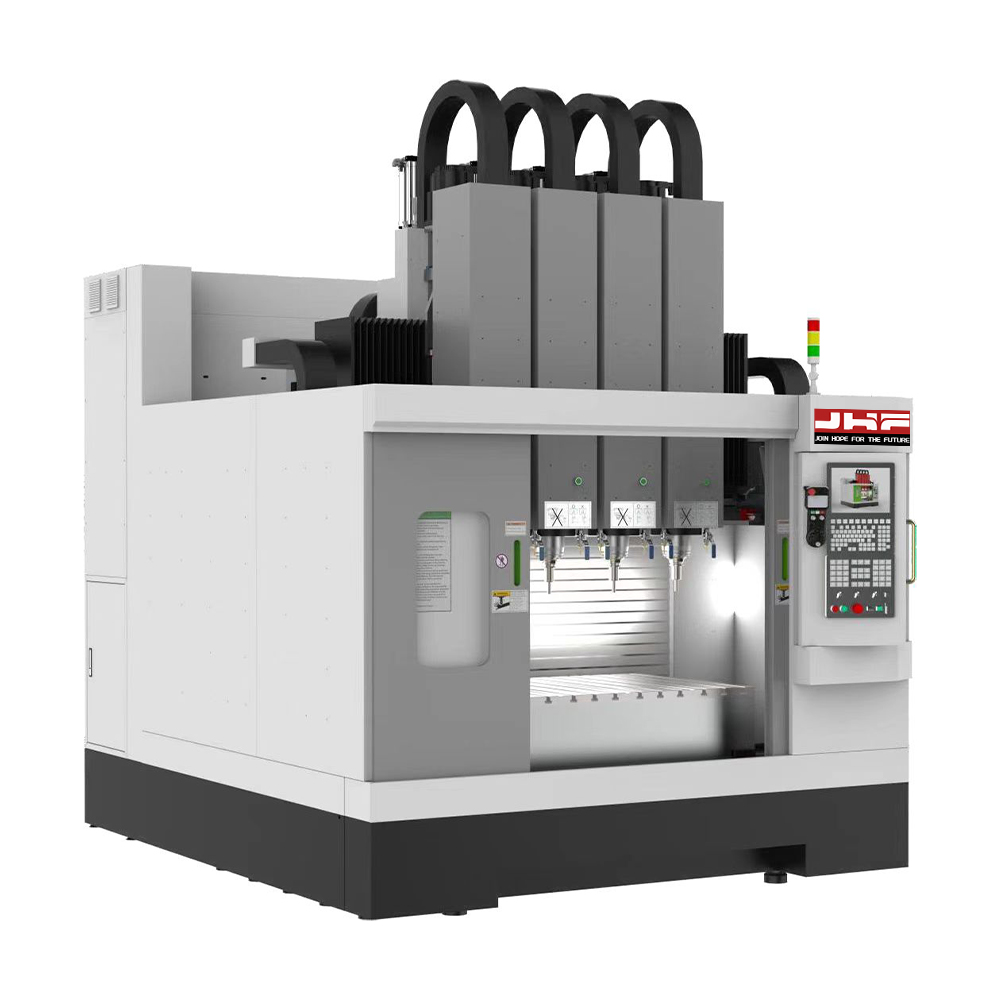 BT40 Spindle 3-Head CNC Milling Machine V7B+3SP High Speed and Efficiency Multi Axis Machining Center